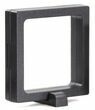 2.75" (Small) Floating Frame Display Cases With Stands - Black - Photo 2